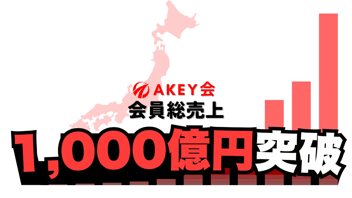AKEY会 会員総売上1,000億円突破